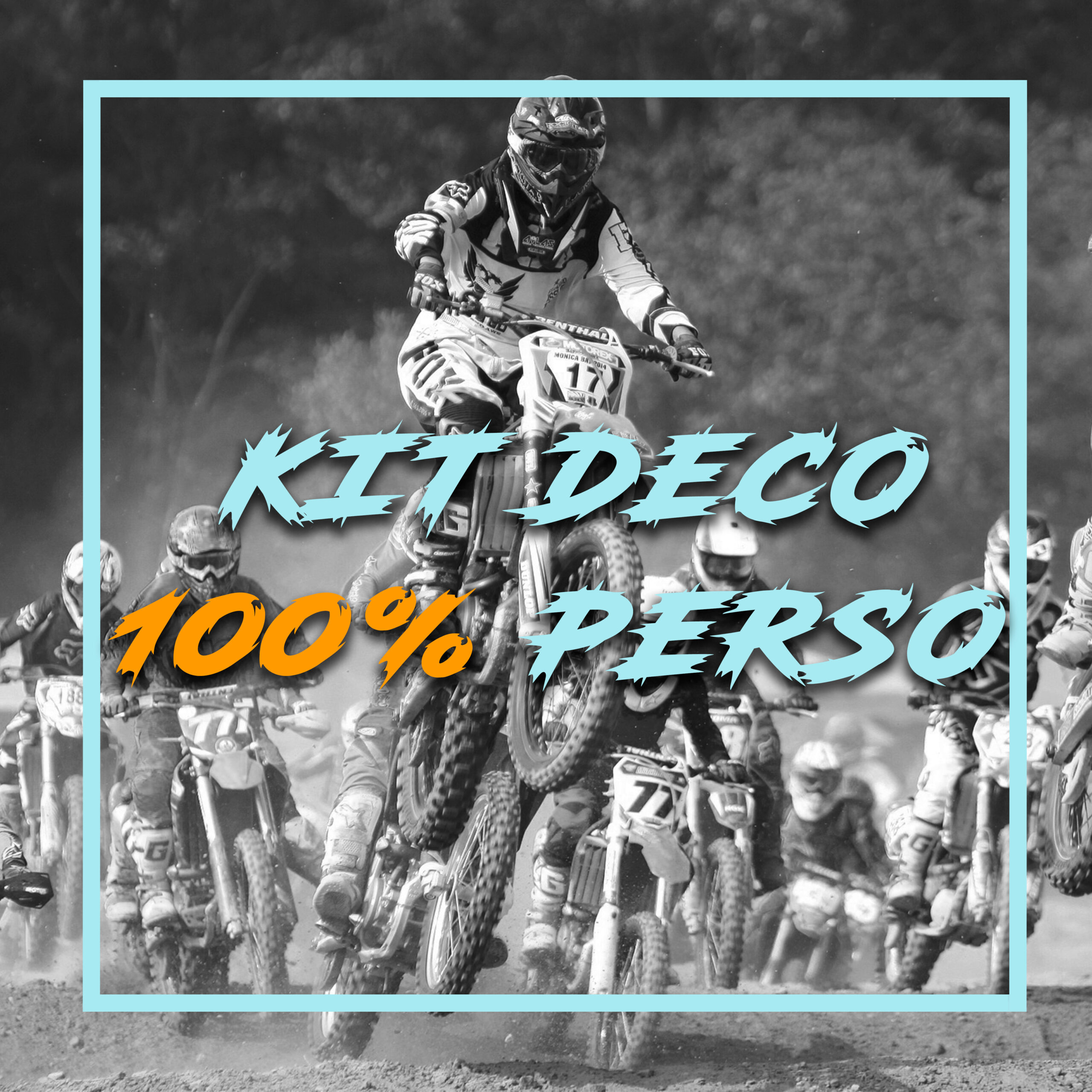 Kit Déco 100% Perso – Motocross 125cc et plus – Studio TMB